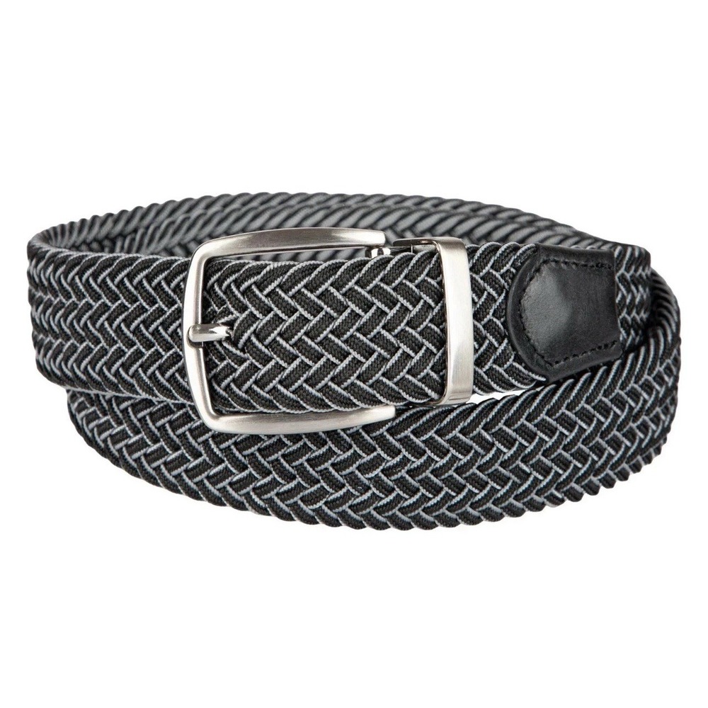 NEW Tommy Bahama Men's S/M 32-36 Reversible Belt Black & Gray Comfort Stretch - Picture 2 of 5